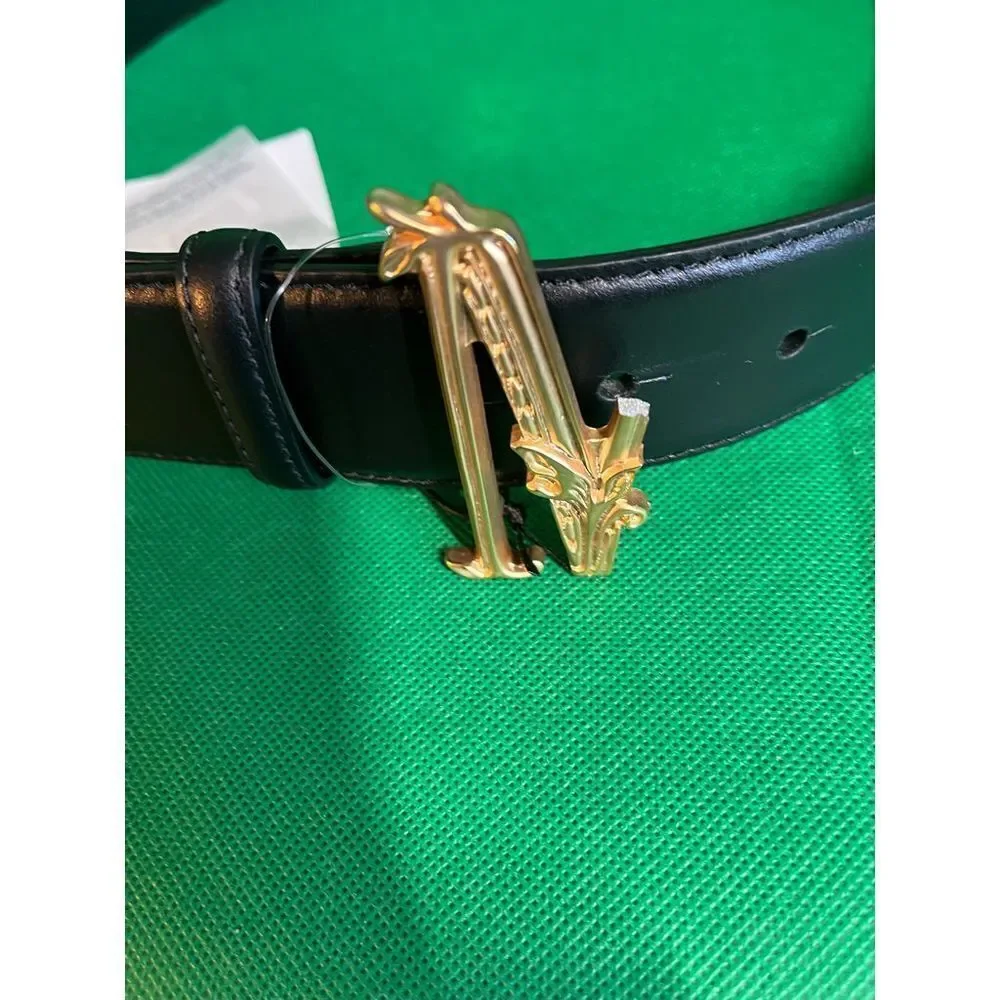 Moschino Couture Woman Black Leather Belt